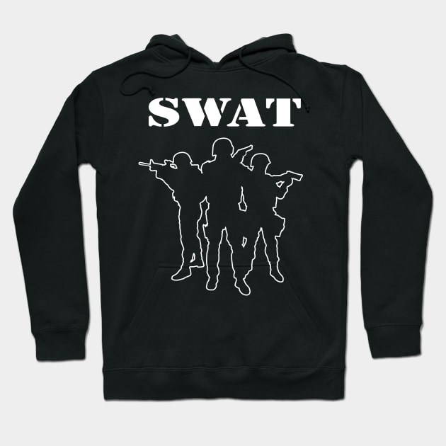 SWAT team in action Hoodie by Getmilitaryphotos